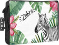 Outdoor TV Cover Tropical Plants Zebra Horse Pattern - Waterproof