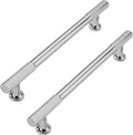 10 Pack 6in Center to Center Polished Chrome Cabinet Pulls - Heavy