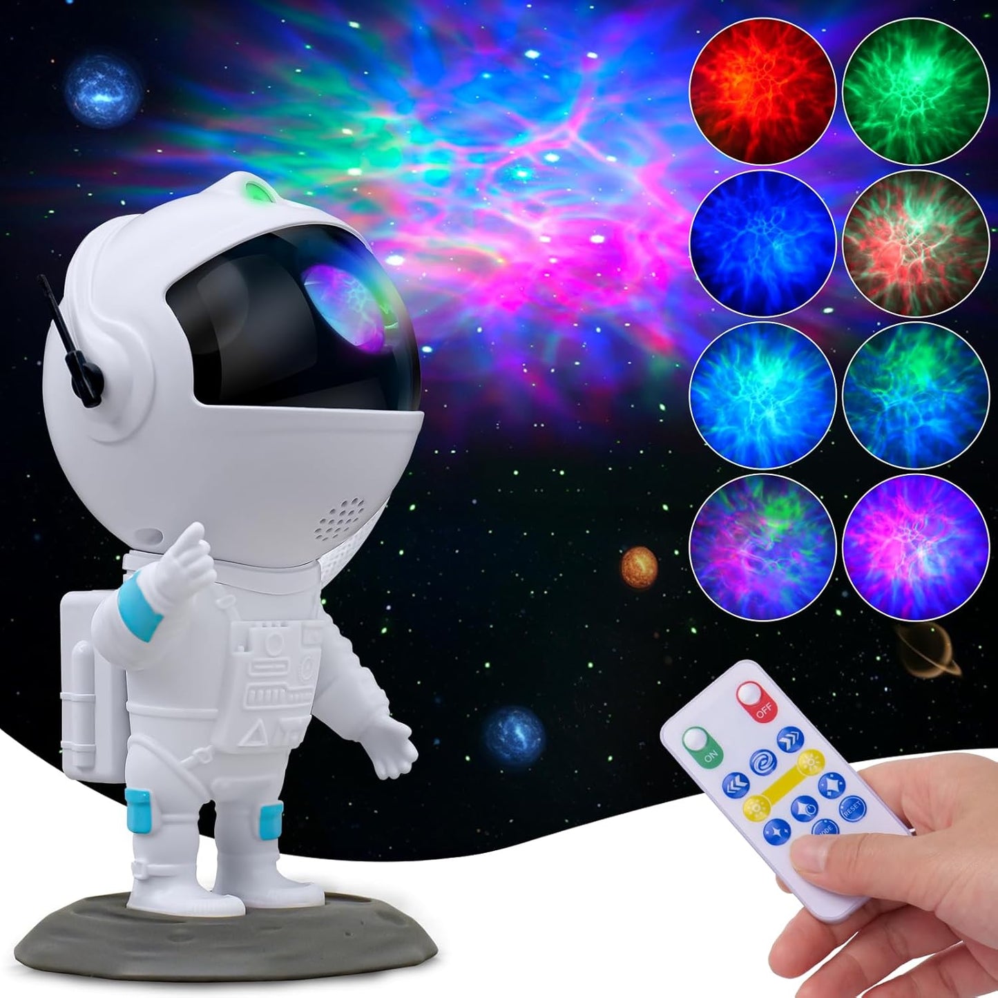 Starry Astronaut Light Projector for Cosmic Bliss