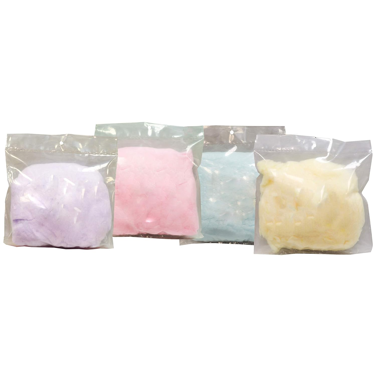 Fresh Cotton Candy in Clear Bags - Perfect for Events