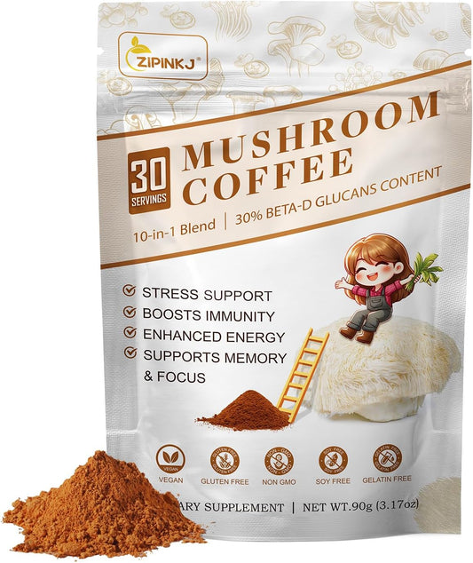 Focus & Immunity Boost - Mushroom Coffee