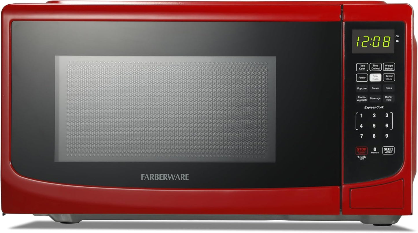 Compact 0.7 Cu. Ft. Countertop Microwave Oven with Auto Cook