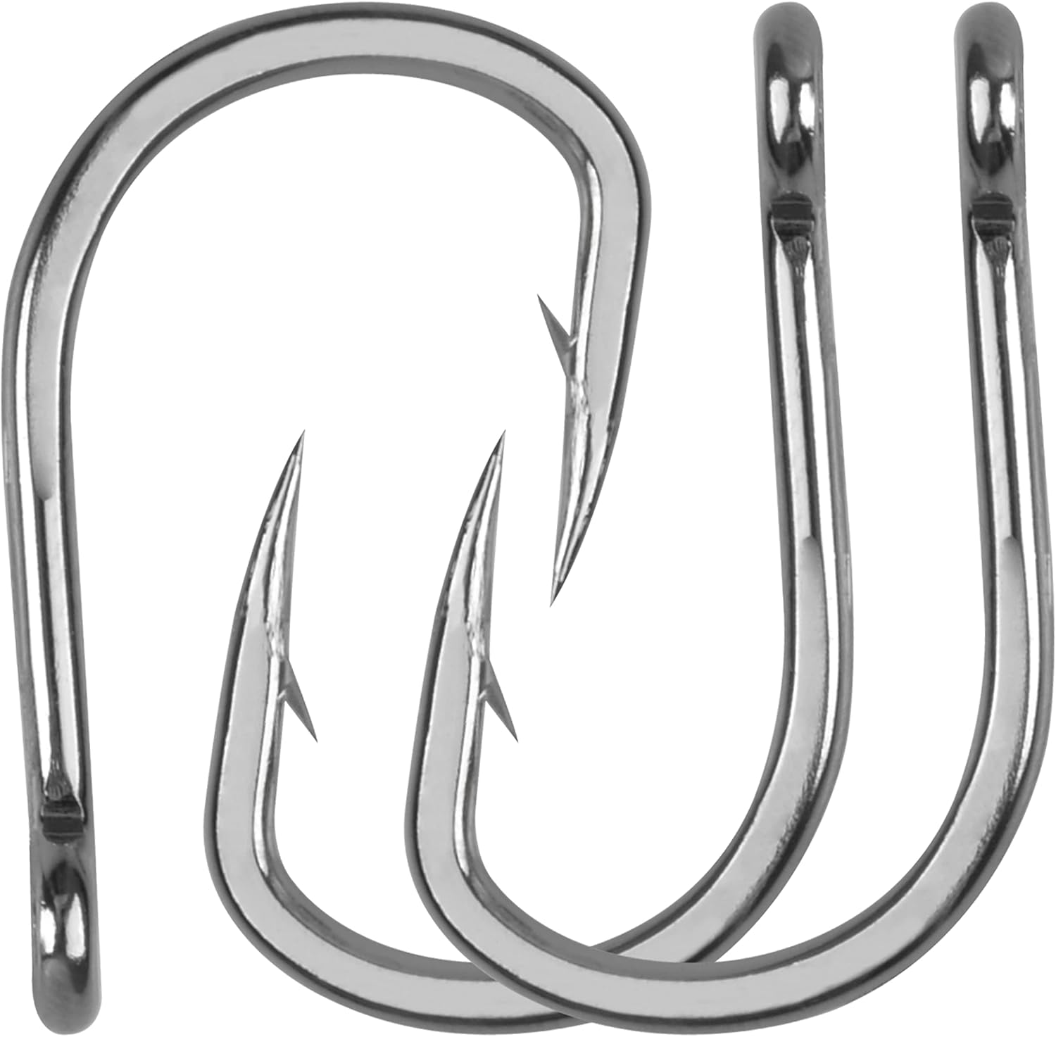 Shaddock Fishing: 20pcs Stainless Steel Bait Fish Hooks for Strong Saltwater Fishing