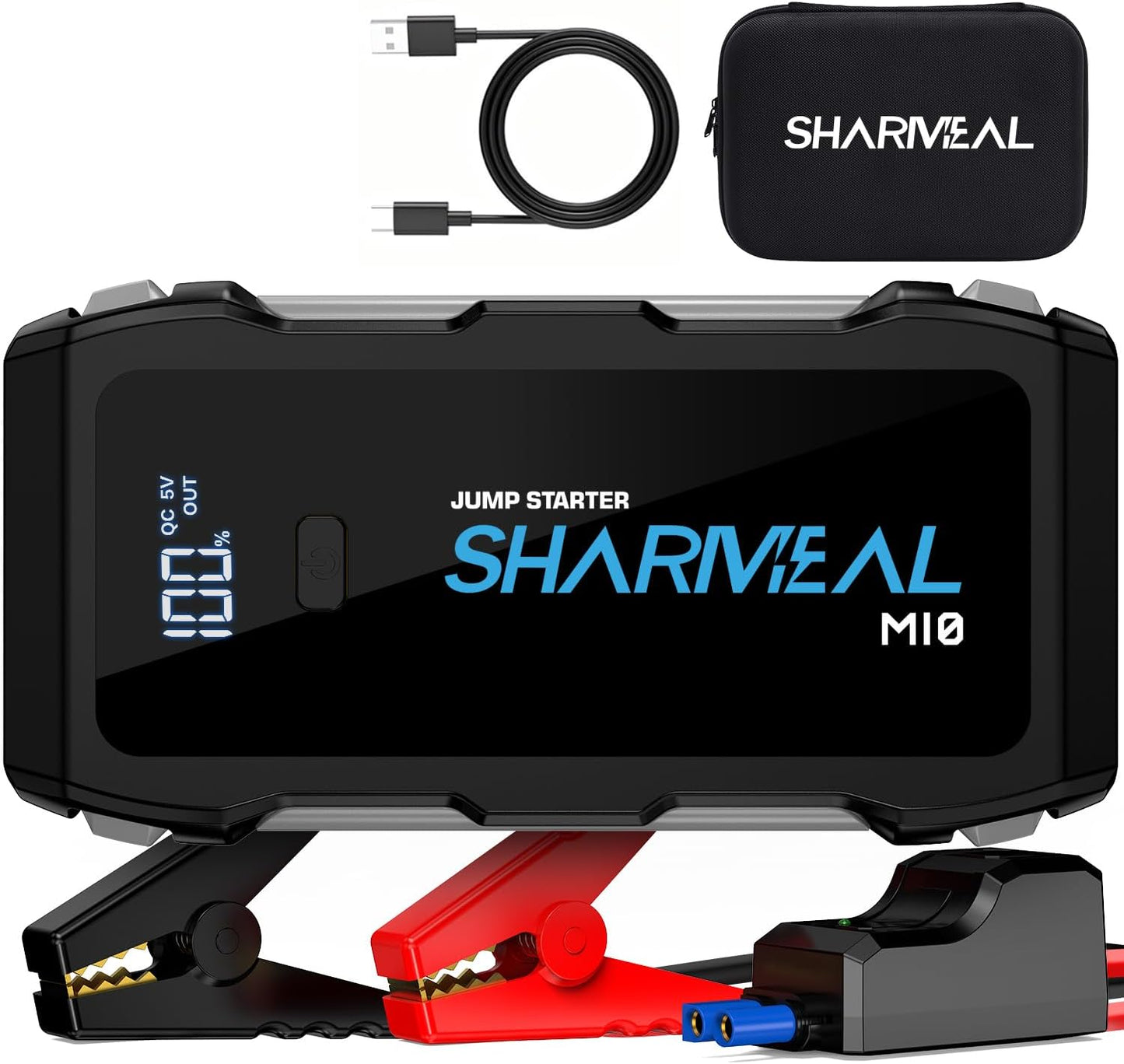 Jump Starter 4000A for 12V Vehicles with USB Quick Charge