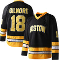 Happy Gilmore 18 Adam Sandler 1996 Black Ice Hockey Jersey - Retro