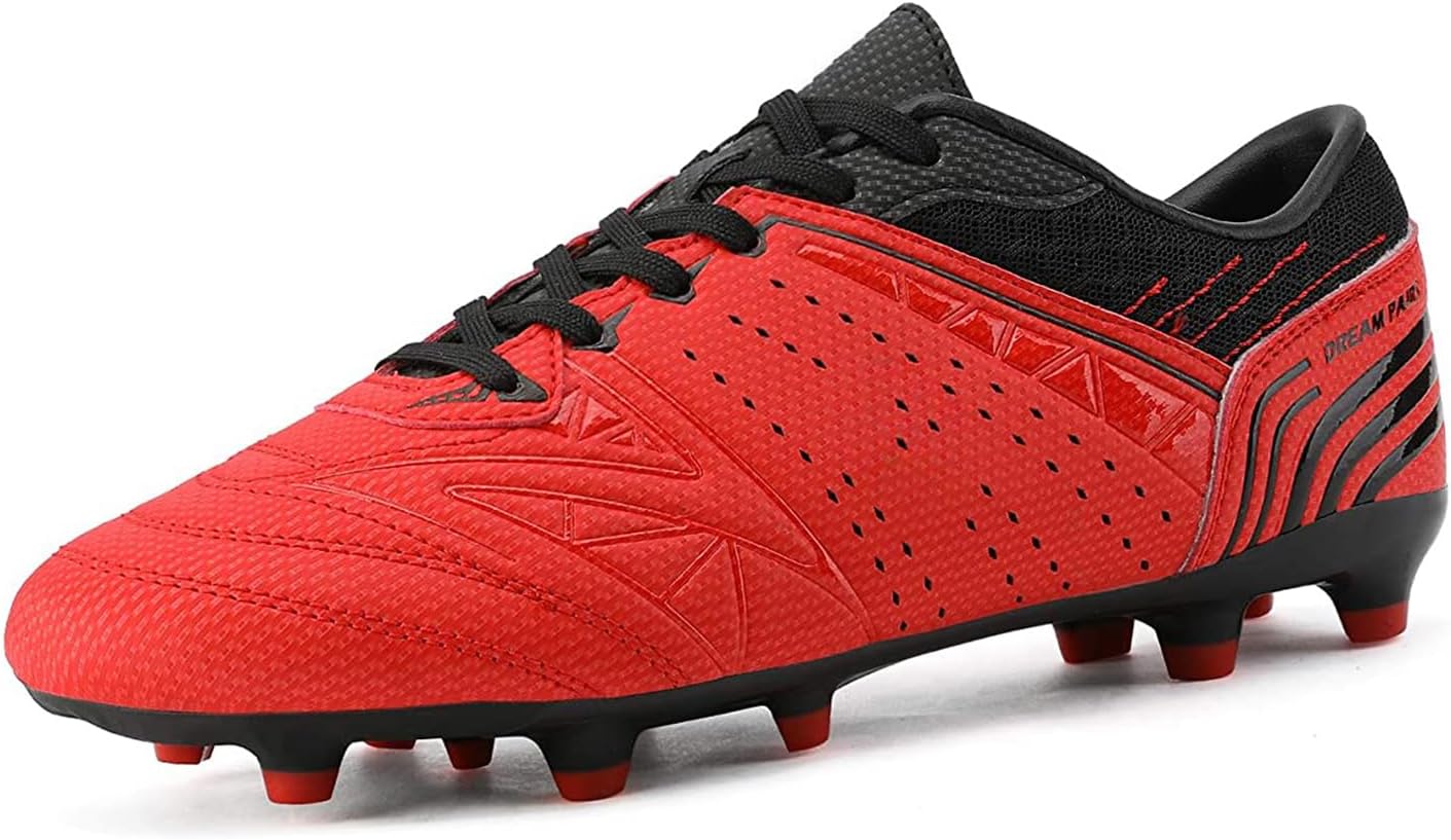 DREAM PAIRS Mens Sport Flexible Athletic Lace Up Outdoor Cleats