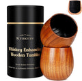 Charred Wooden Whiskey Tumbler for Unique Bourbon Gifts