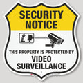Security Notice This Property is Protected by Video Surveillance Sign