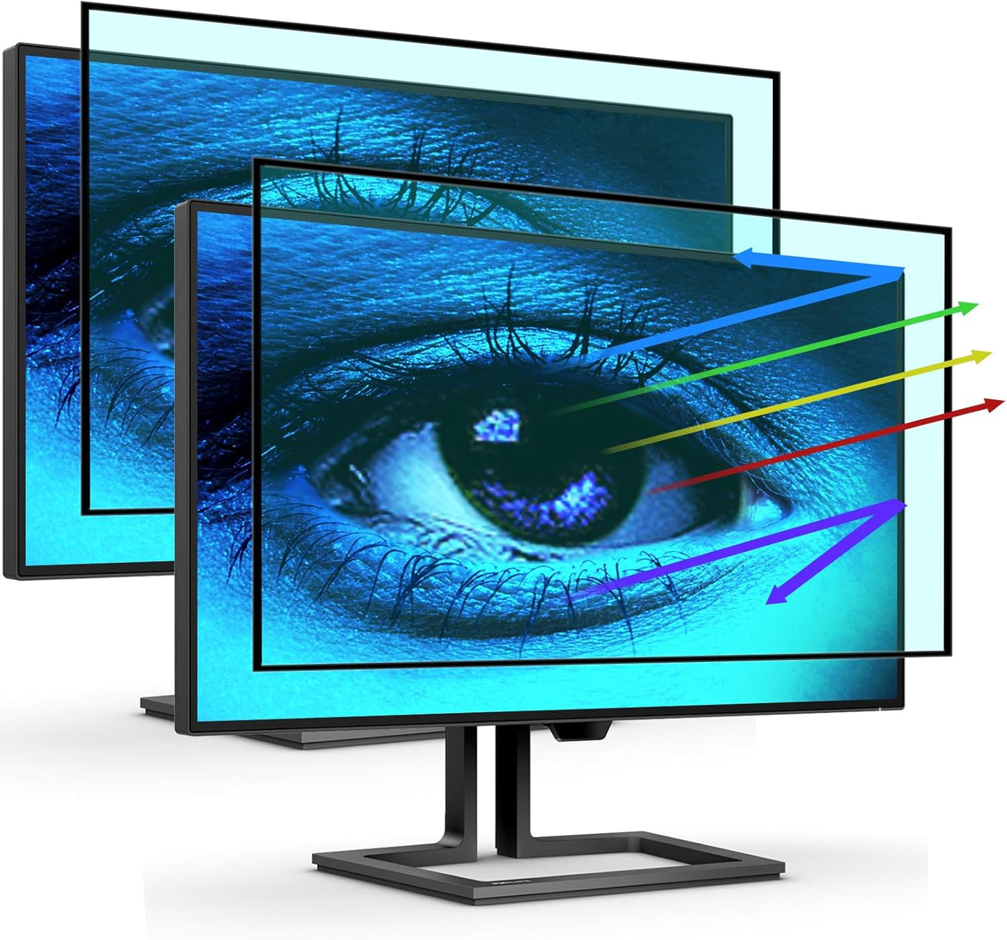 Removable 27 Inch Blue Light Screen Filter for Monitor Use