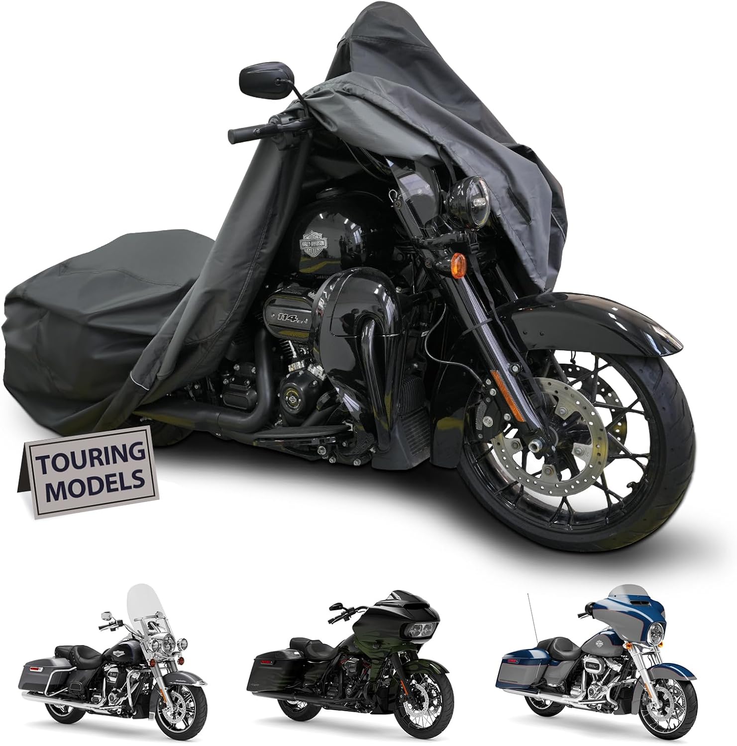 Motorcycle Cover for Harley Davidson Touring Models - Waterproof