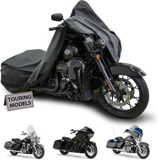 Motorcycle Cover for Harley Davidson Touring Models - Waterproof
