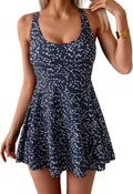 One Piece Swimdress for Women Tummy Control - Modest Skirt Fit