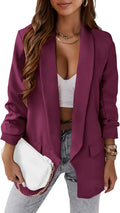 Women's Smart Casual Blazer from PRETTYGARDEN for Office Style