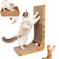 L-Shaped Cat Scratcher 2-in-1 Board for Indoor Cats Fun