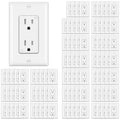 15 Amp Decor Tamper Resistant Receptacle Outlet 100 Pack - Contractor