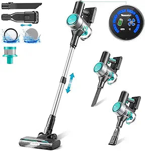 Powerful 24Kpa Cordless Vacuum Cleaner for Home and Pets