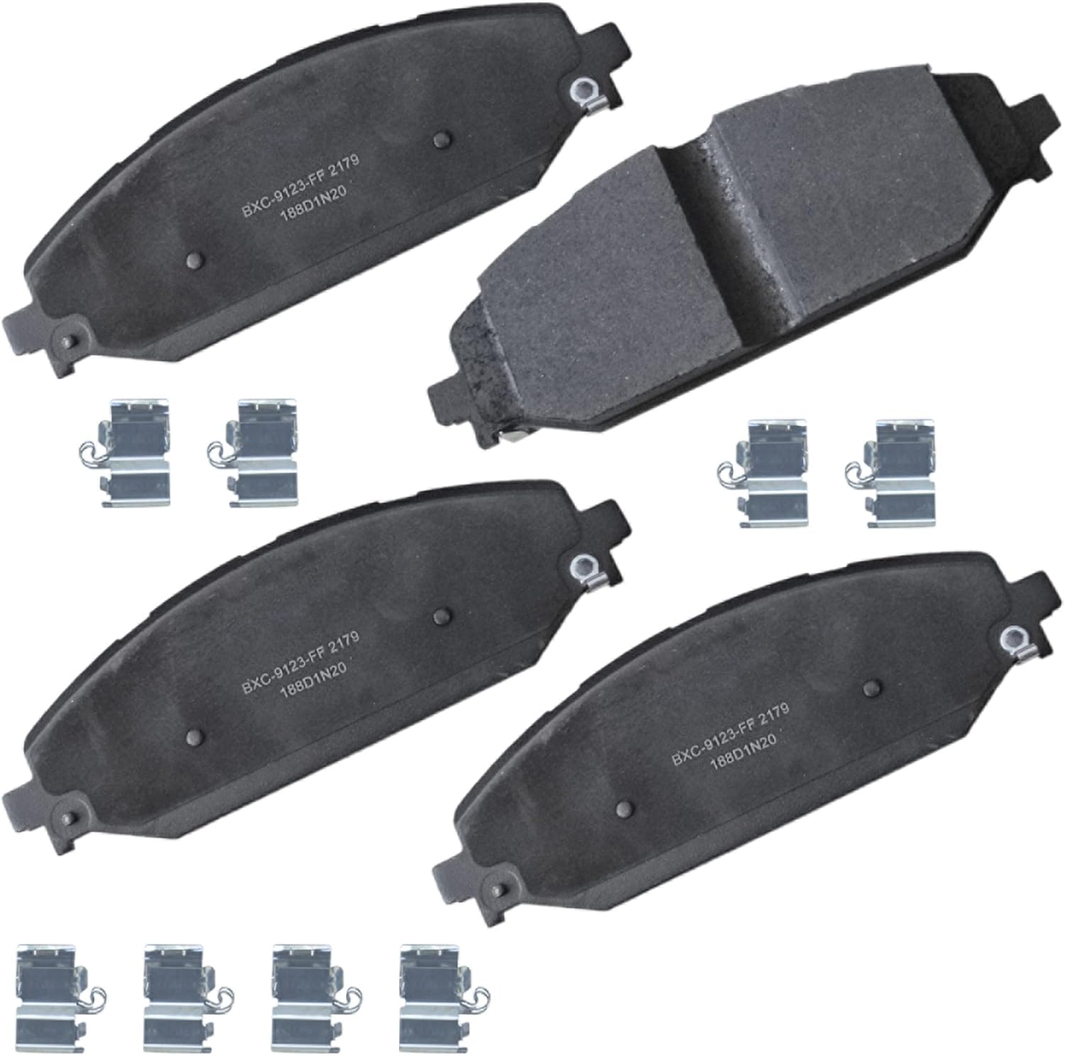 Bendix Premium SBC2179 Ceramic Brake Pads for Jeep and Ram
