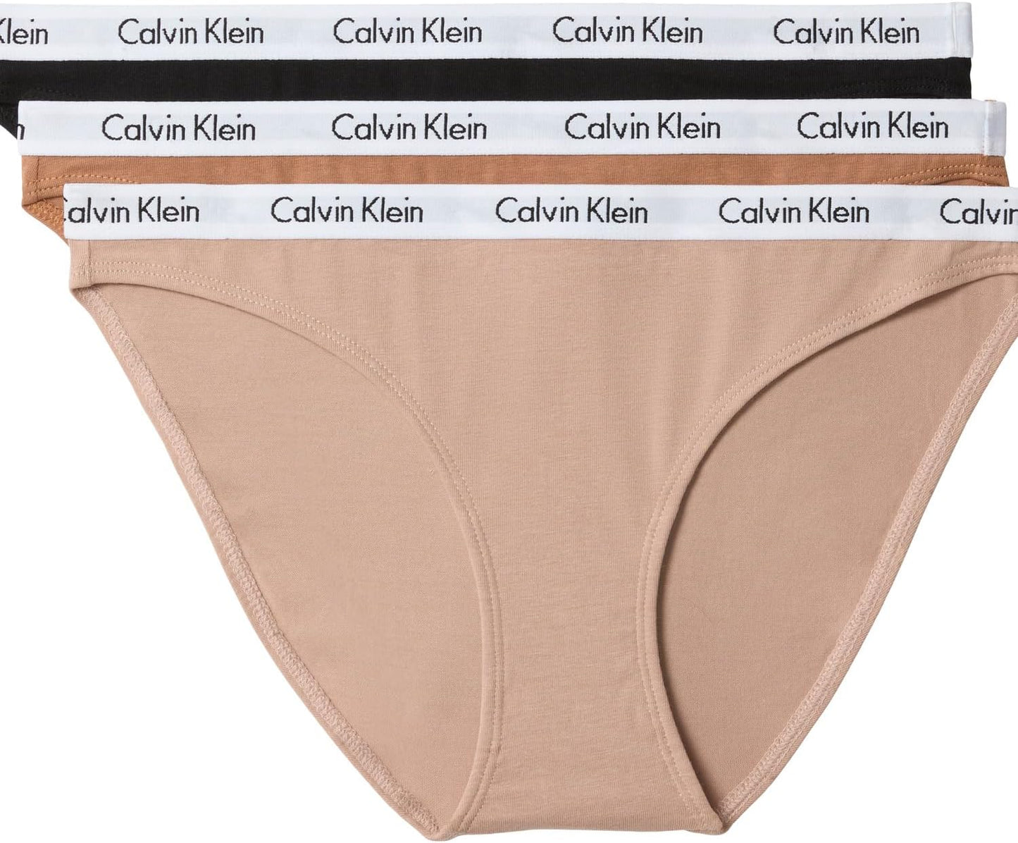 Calvin Klein Women's Carousel Logo Cotton Stretch Bikini Panties