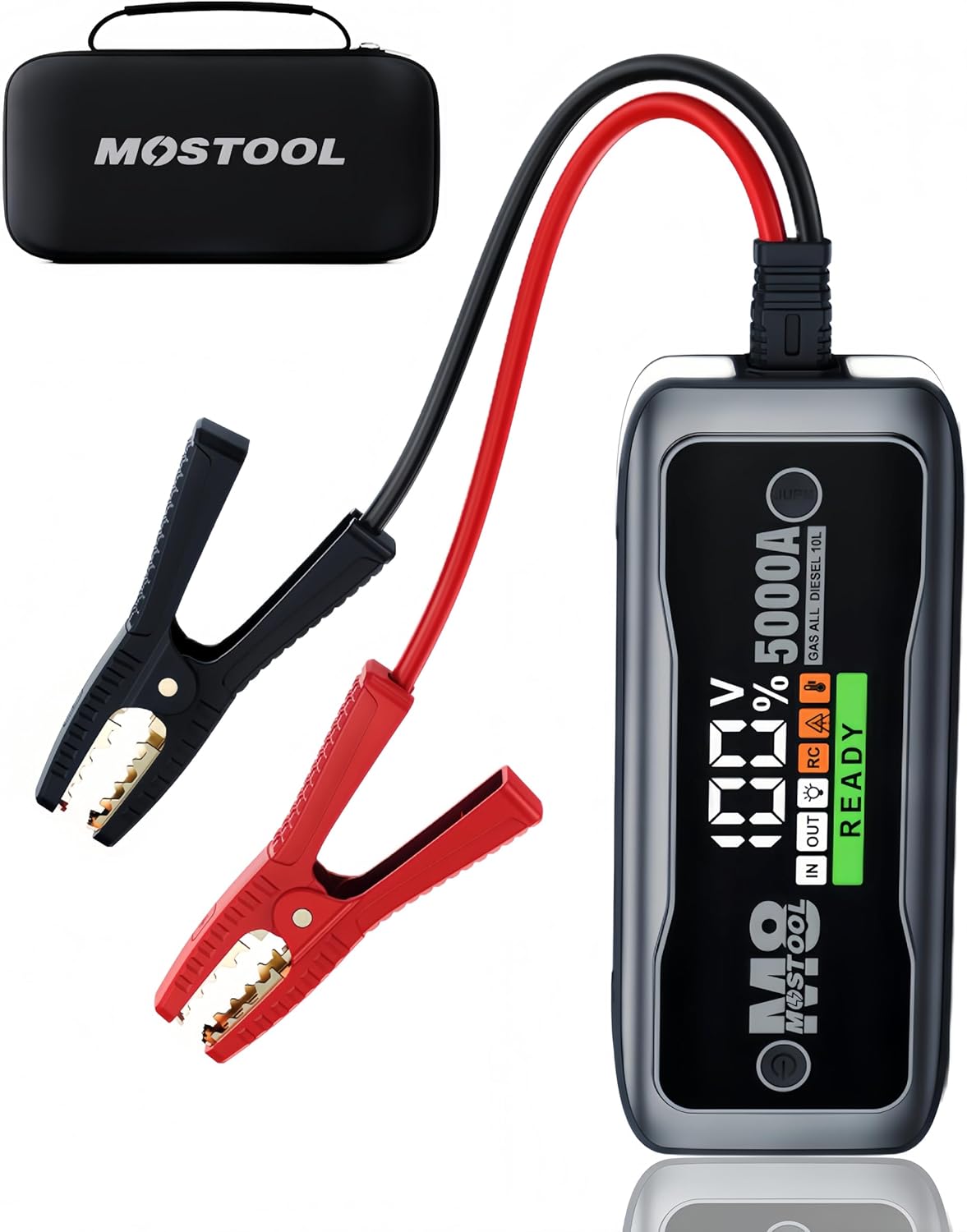 MOSTOOL M8 Car Jump Starter 5000A: Ultimate Portable Battery Booster