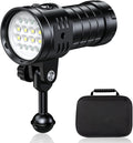 Dive Light 3800 Lumens Scuba Diving Flashlight - 200M Waterproof