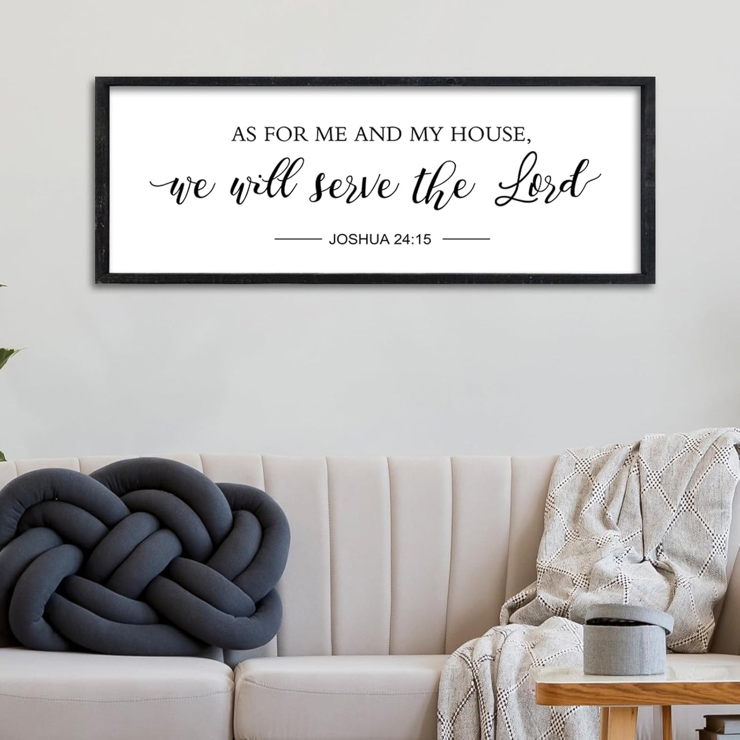 Inspirational Bible Verse Wall Decor for Home and Living Room
