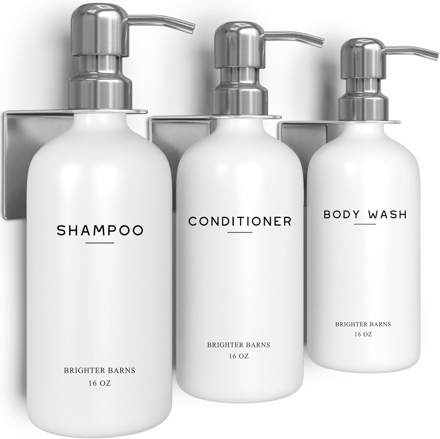 Luxury Shampoo and Conditioner Dispenser Set for Your Bathroom