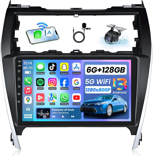 6G RAM 128G ROM Car Radio for Toyota Camry 2012-2014 Models