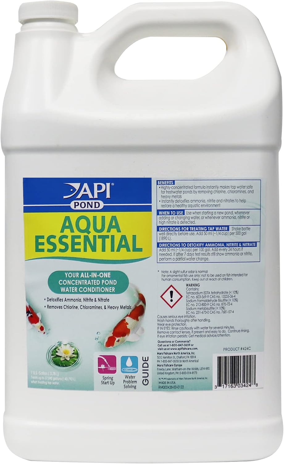 API Pond Aqua Essential Water Conditioner for Healthy Fish