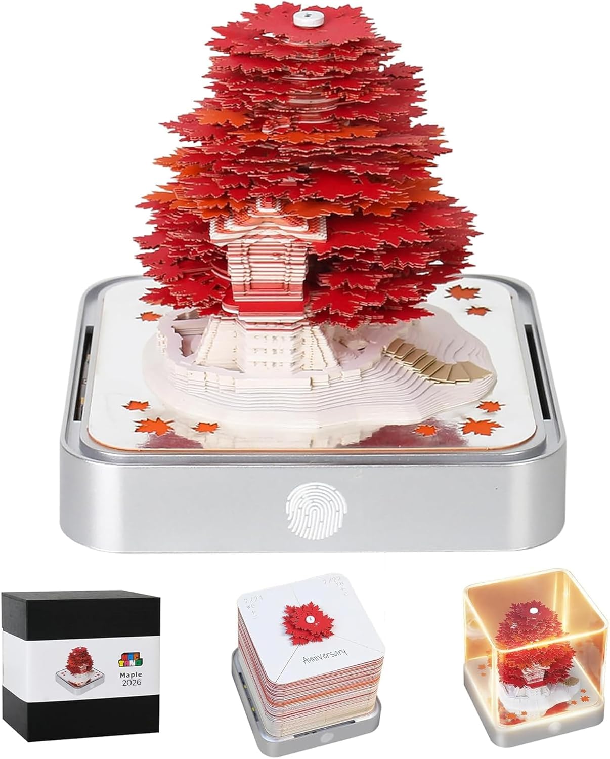 3D Art Calendar Memo Pad 2026 for Creative Time Management