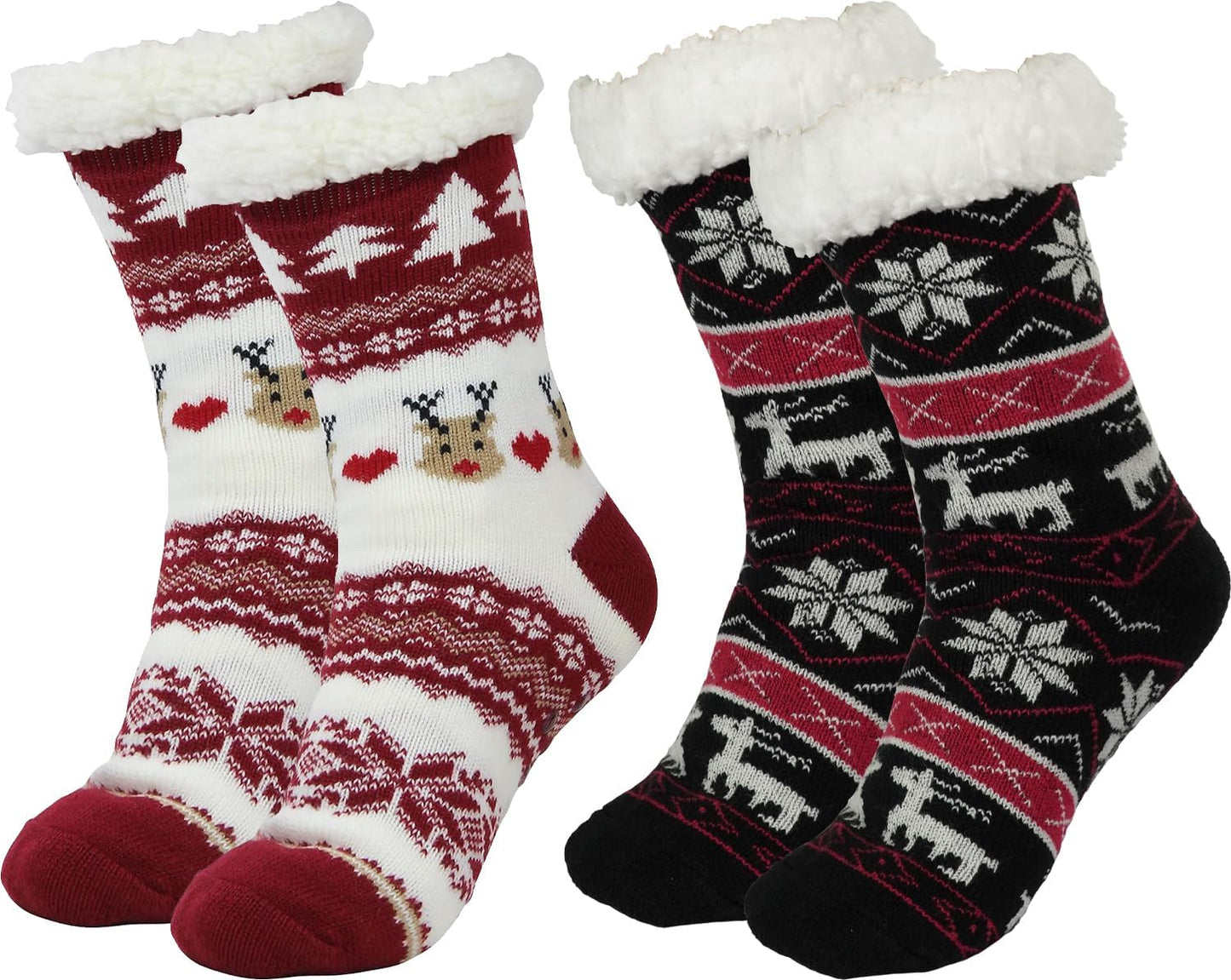 BenSorts Women Winter Thick Slipper Socks for Cozy Comfort