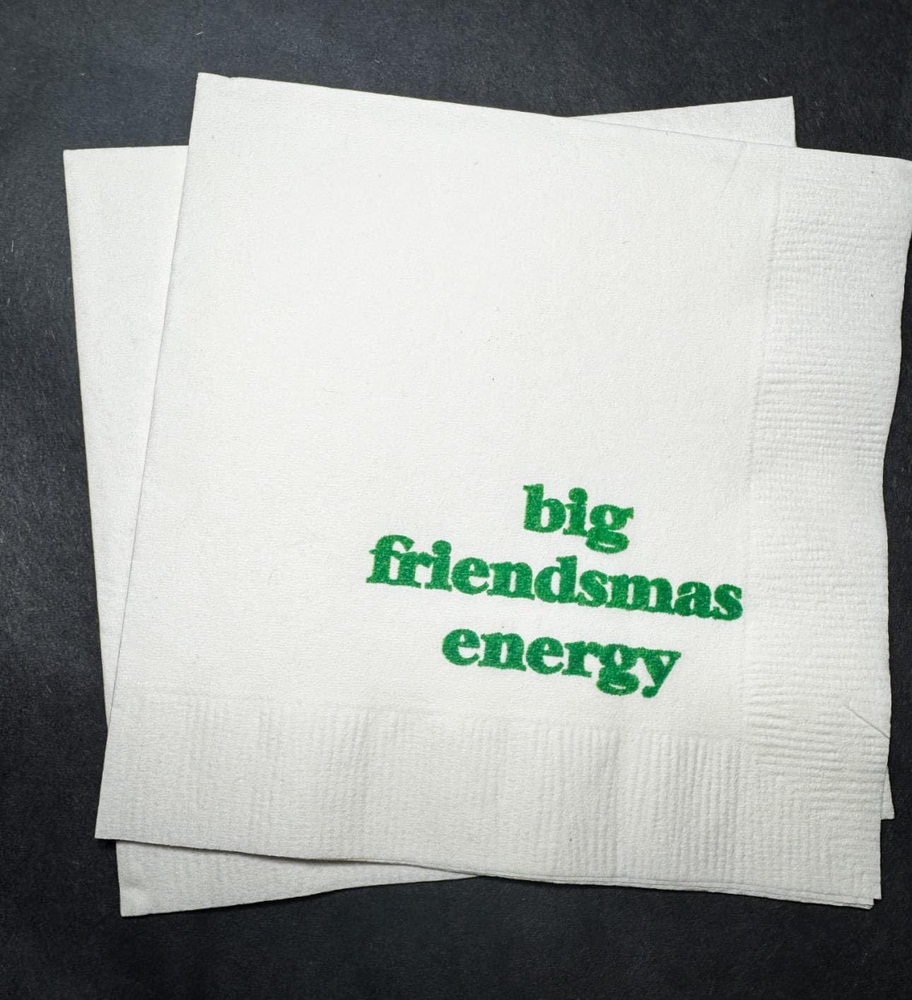 Friendsmas Funny Christmas Cocktail Napkins - Set of 25