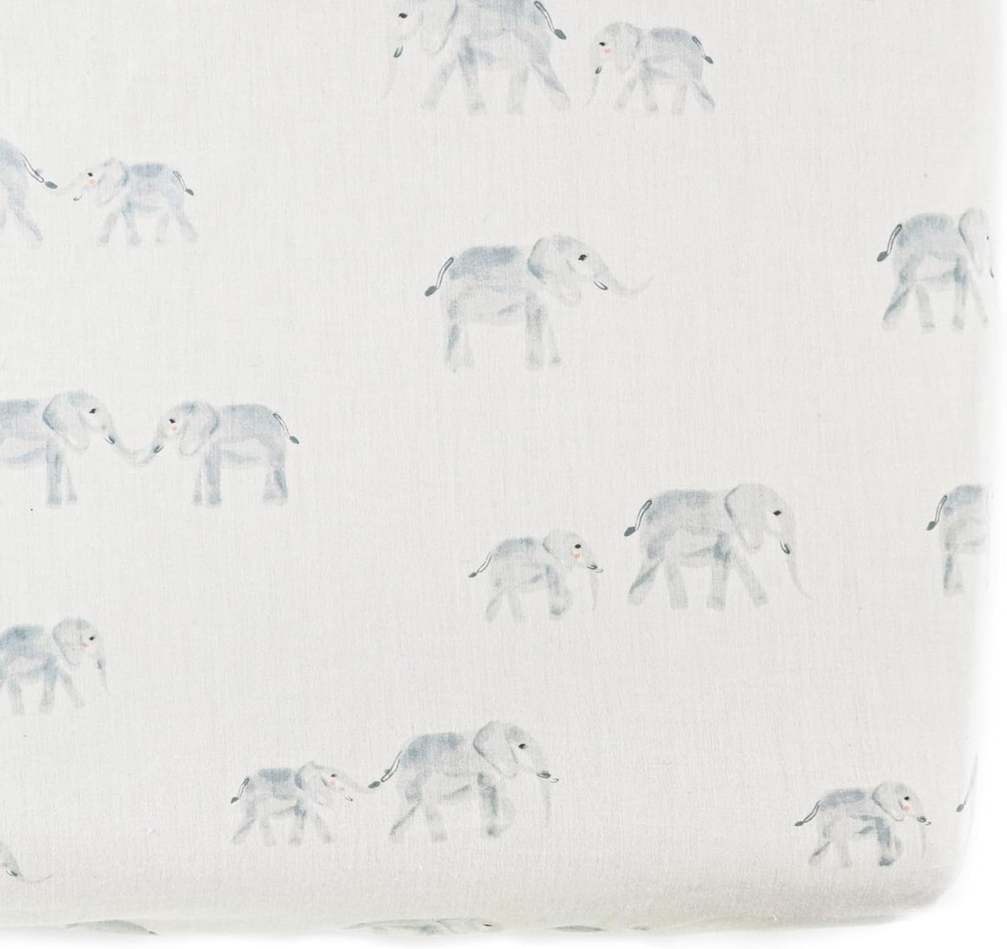Pehr Crib Sheet Follow Me Elephant for Cozy Baby Sleep