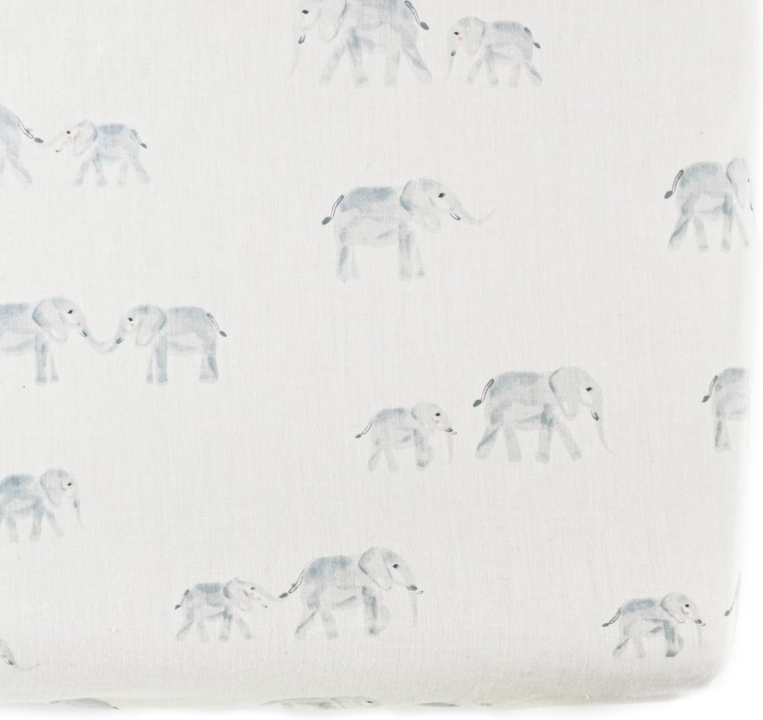 Pehr Crib Sheet Follow Me Elephant for Cozy Baby Sleep