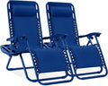 Zero Gravity Lounge Chairs Set of 2 - Marine Foldable Recliners