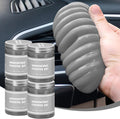 Car Cleaning Gel 4 Pack - Reusable Putty for Vents & Dash (Gray)