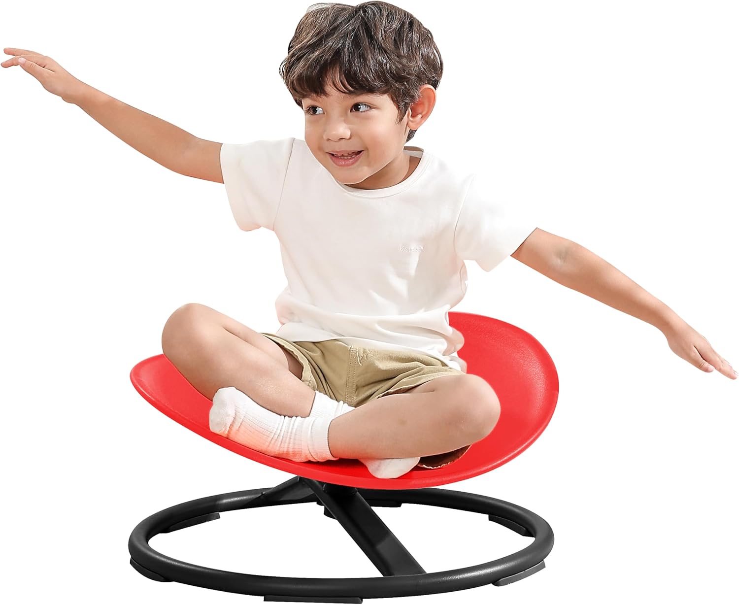 Sensory Toys for Kids Autism Sit and Spin Spinning Chair Red