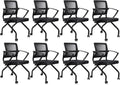 Stackable Foldable Ergonomic Office Chair with Lumbar Support