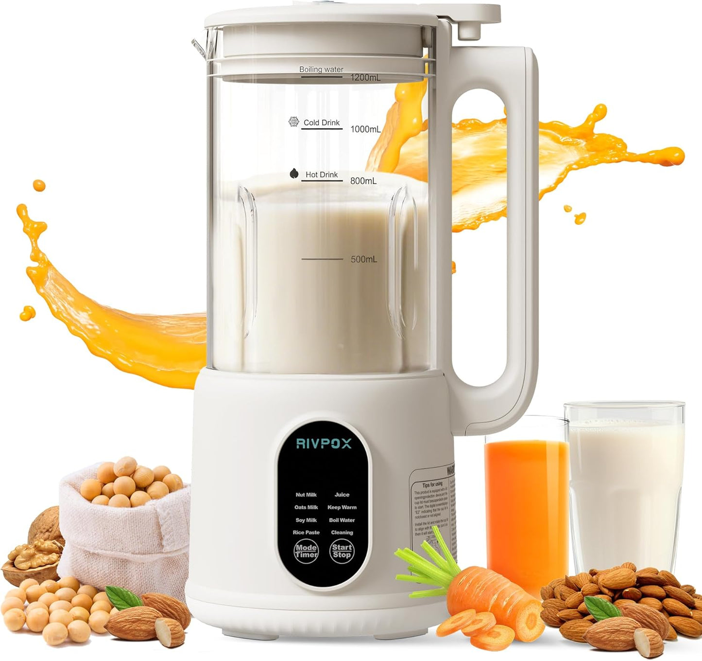 8-in-1 Nut Milk Maker: Homemade Goodness Simplified