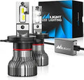 Nilight H4 LED Headlight Bulbs - 14000lm Brightness & Clarity