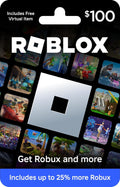 Roblox Gift Card for Robux and Exclusive Virtual Items