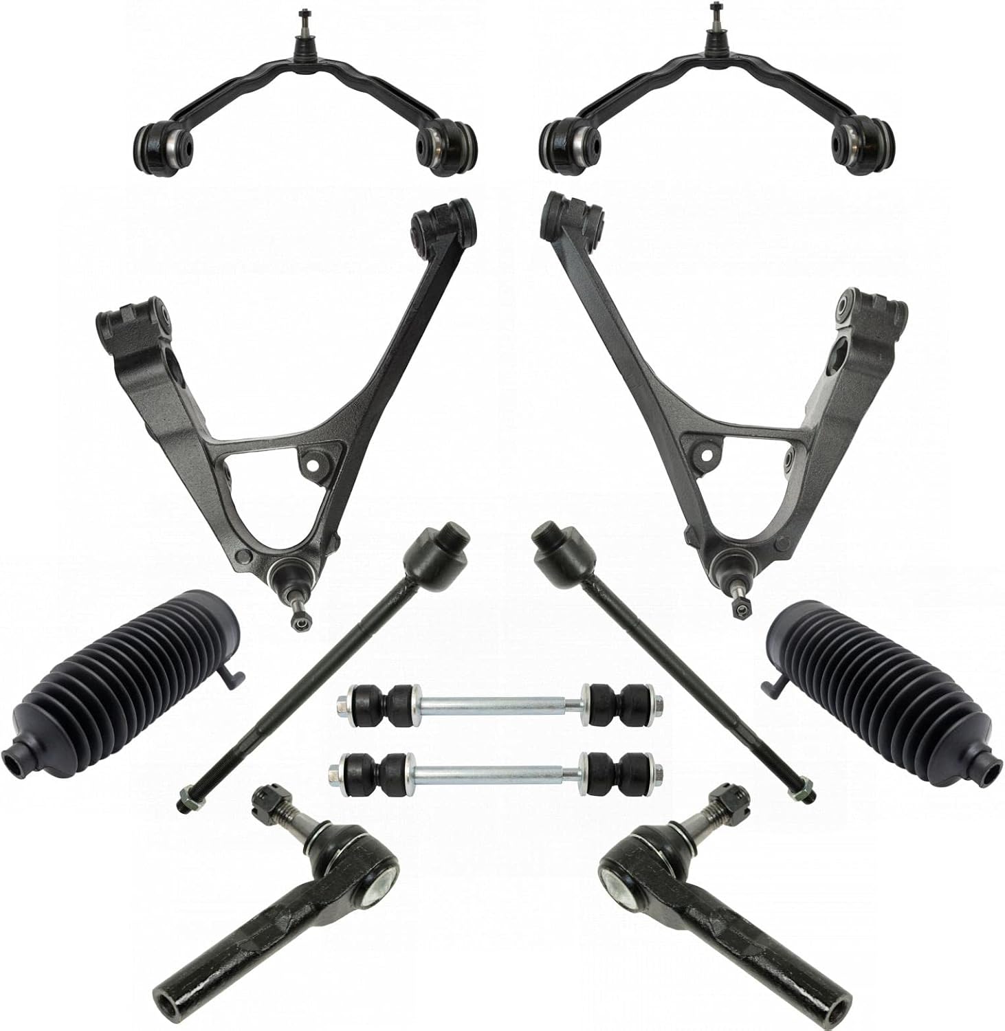 TRQ Front Steering & Suspension Kit for Chevrolet GMC Vehicles
