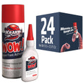 Kraken Bond Wow! CA Glue 24-Pack with Activator - Fast Bonding