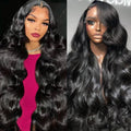 34 in Body Wave Lace Front Wig Human Hair - Full, Natural Look