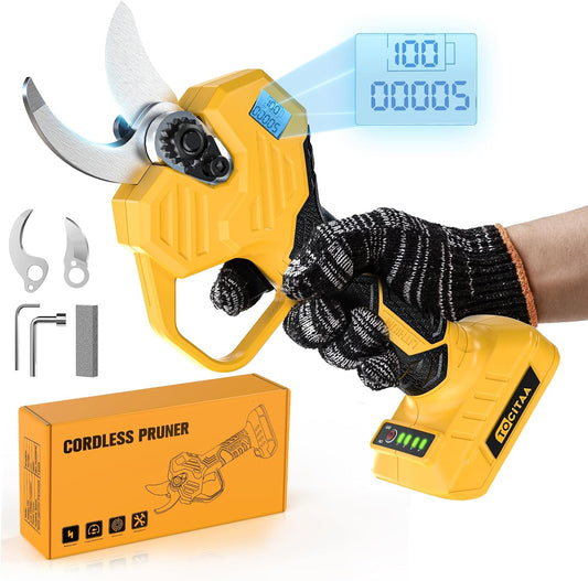 Cordless Electric Pruning Shears for Dewalt 20V Battery Tool