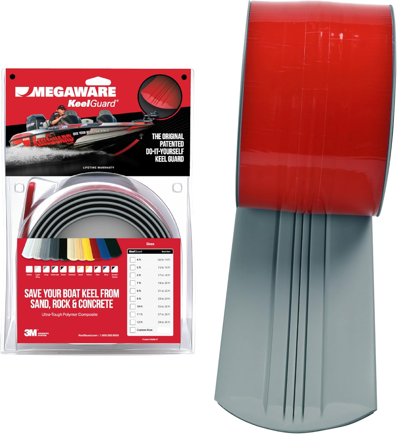 MEGAWARE KEELGUARD DIY Keel Guard for Boat Protection and Style