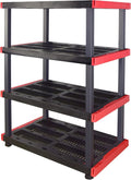 CX Craftsman 4-Tier Durable Storage Rack - Heavy Duty Garage Shelf