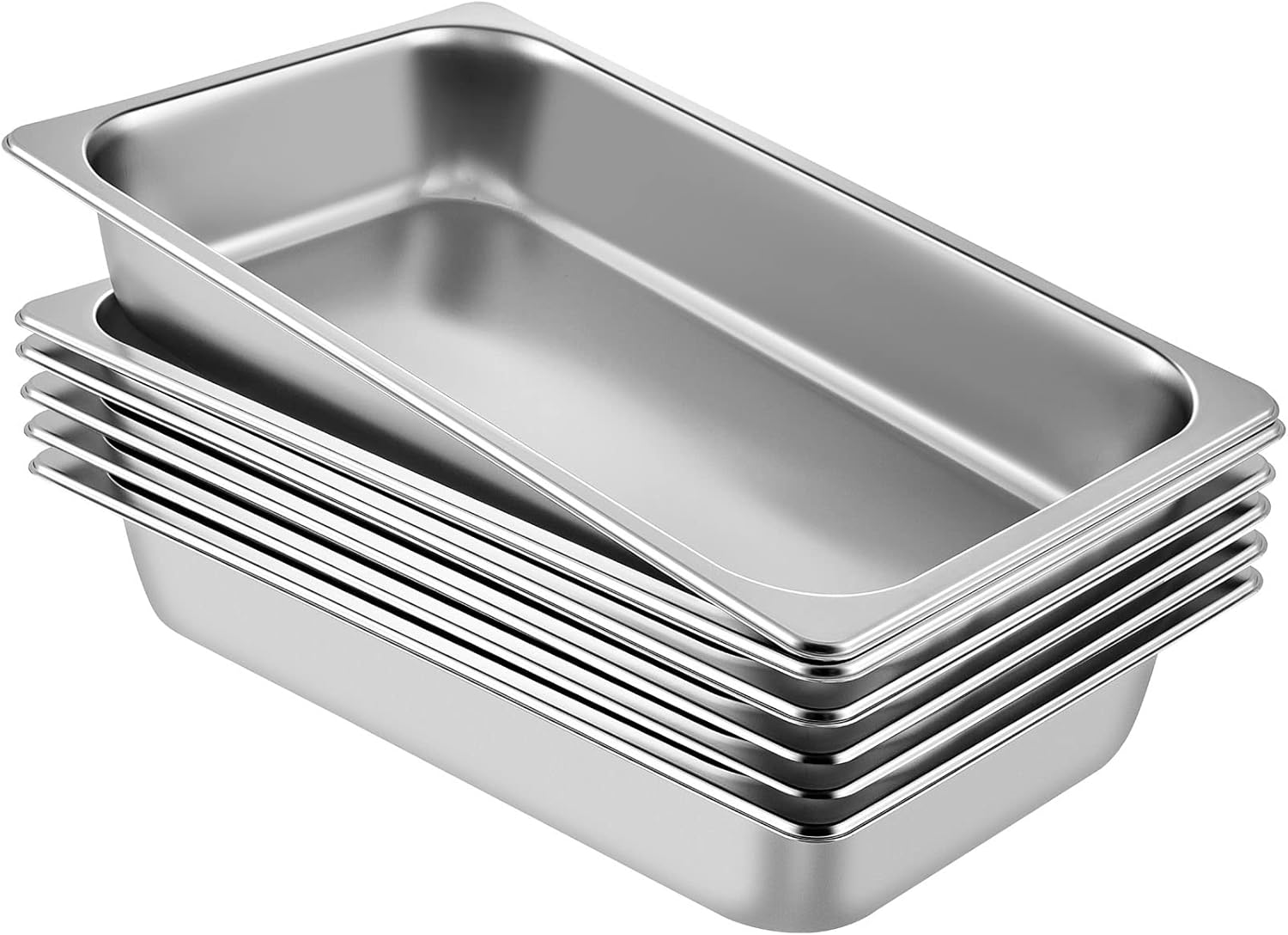 VEVOR Hotel Pans Full Size 4-Inch Deep for Catering and Cooking