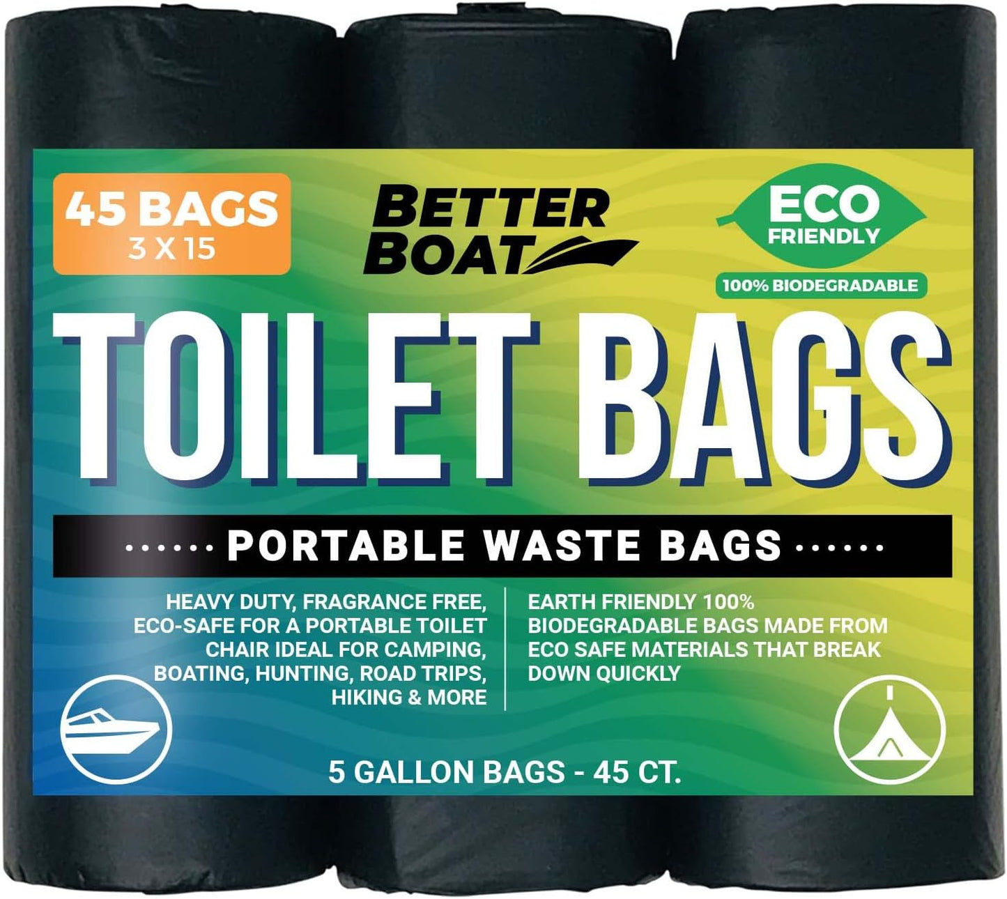 Biodegradable Toilet Bags for Easy Outdoor Waste Disposal