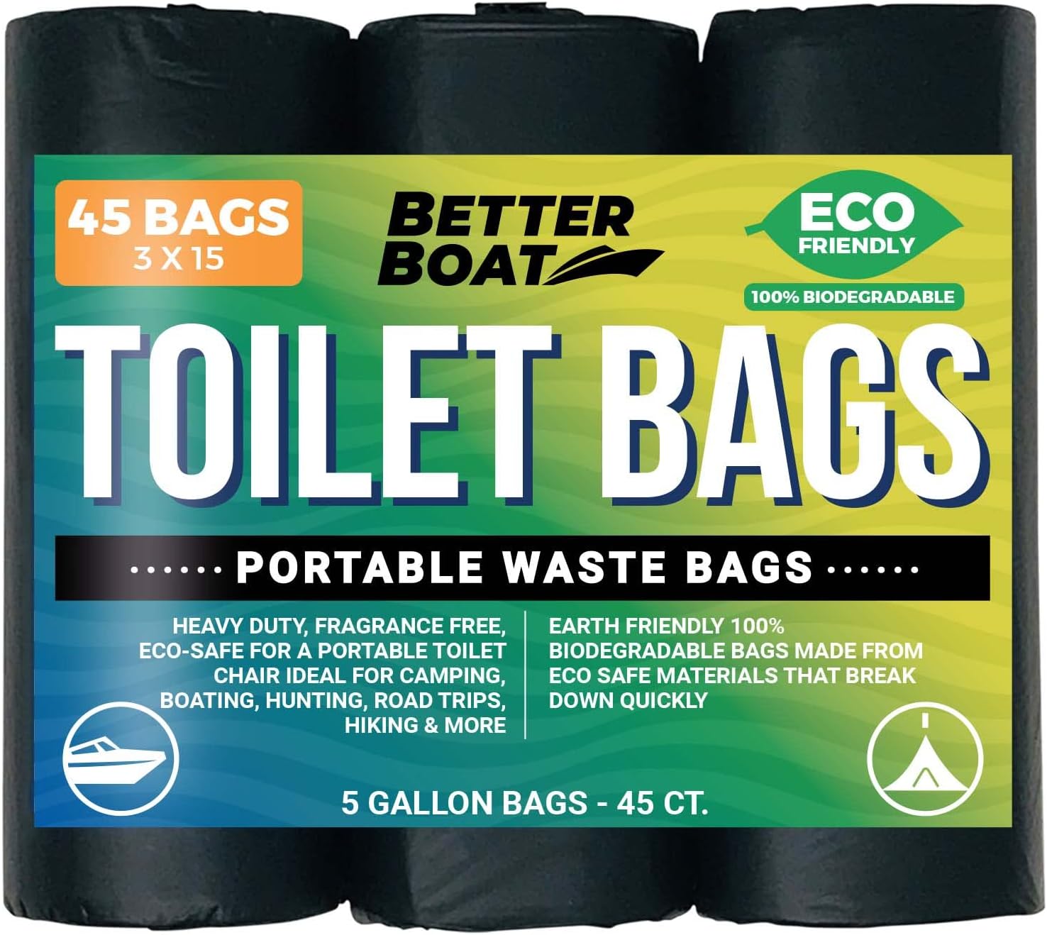Biodegradable Toilet Bags for Easy Outdoor Waste Disposal