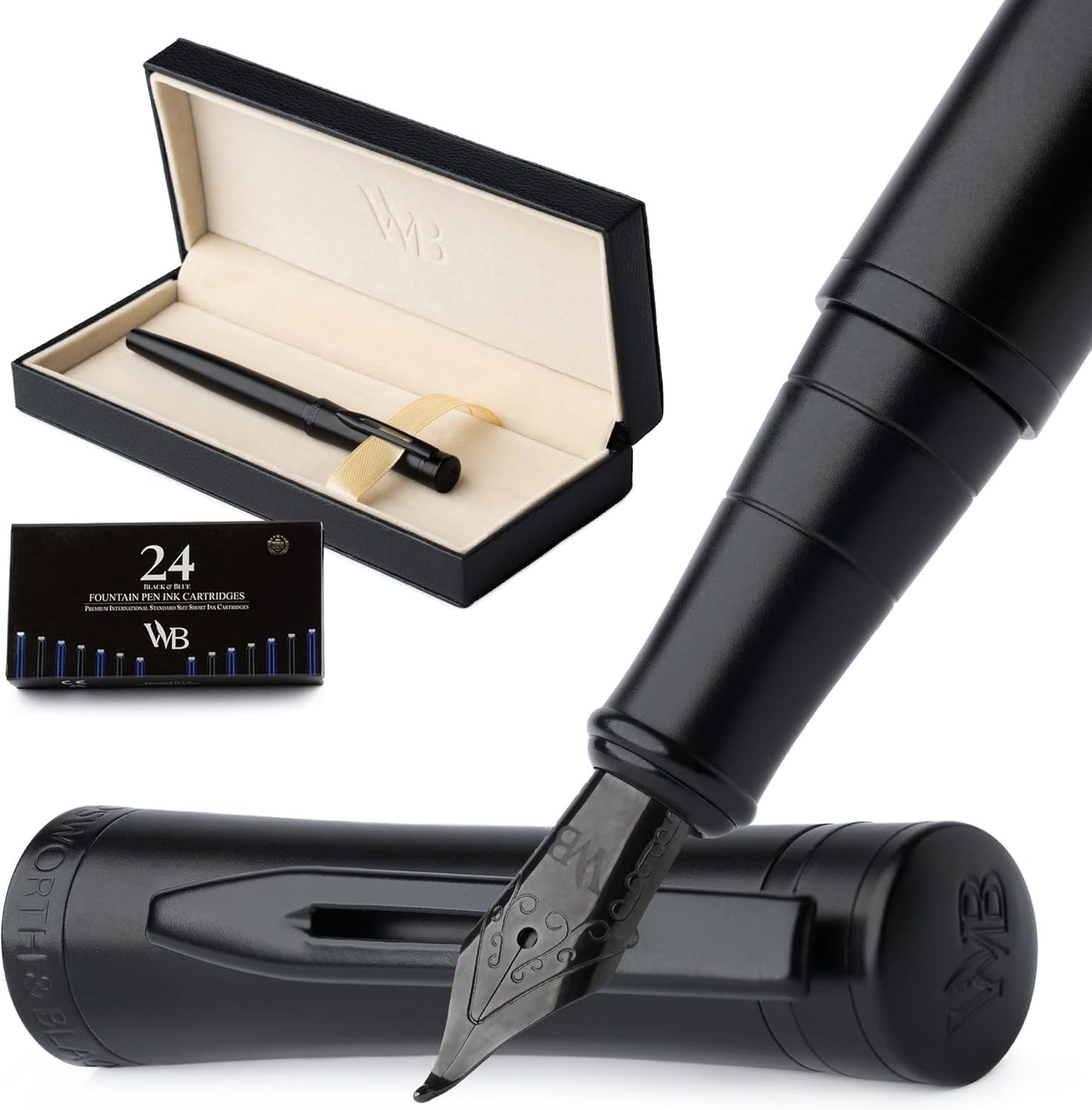 Wordsworth & Black Fountain Pen Set for Elegant Writing